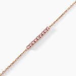 Bracelet Rio Tennis Argent Rose Oxyde De Zirconium - Bracelets Femme | Histoire d&rsquo;Or