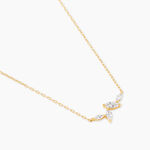 Collier Madelia Or Jaune Oxyde De Zirconium - F&ecirc;te des m&egrave;res Femme | Histoire d&rsquo;Or