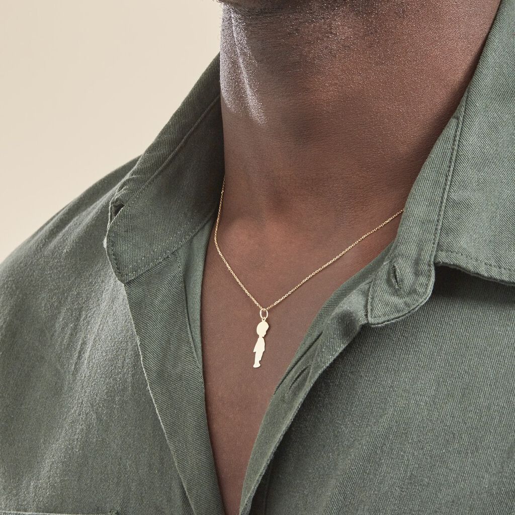 Pendentif Estrellita Garcon Or Jaune - Pendentifs Famille | Histoire d’Or