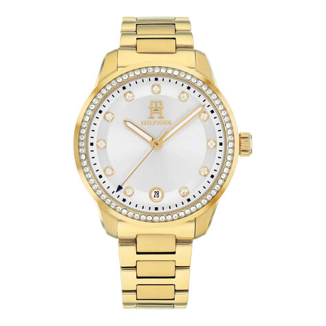 Montre Tommy Hilfiger Th85 Crystals Blanc - Montres Femme | Histoire d&rsquo;Or
