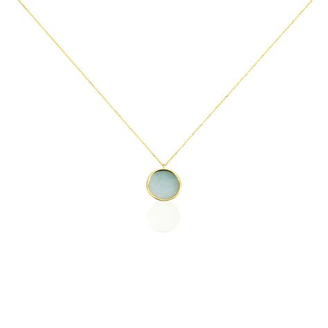 Collier Or Jaune Florica Amazonite - Colliers Femme | Histoire d’Or