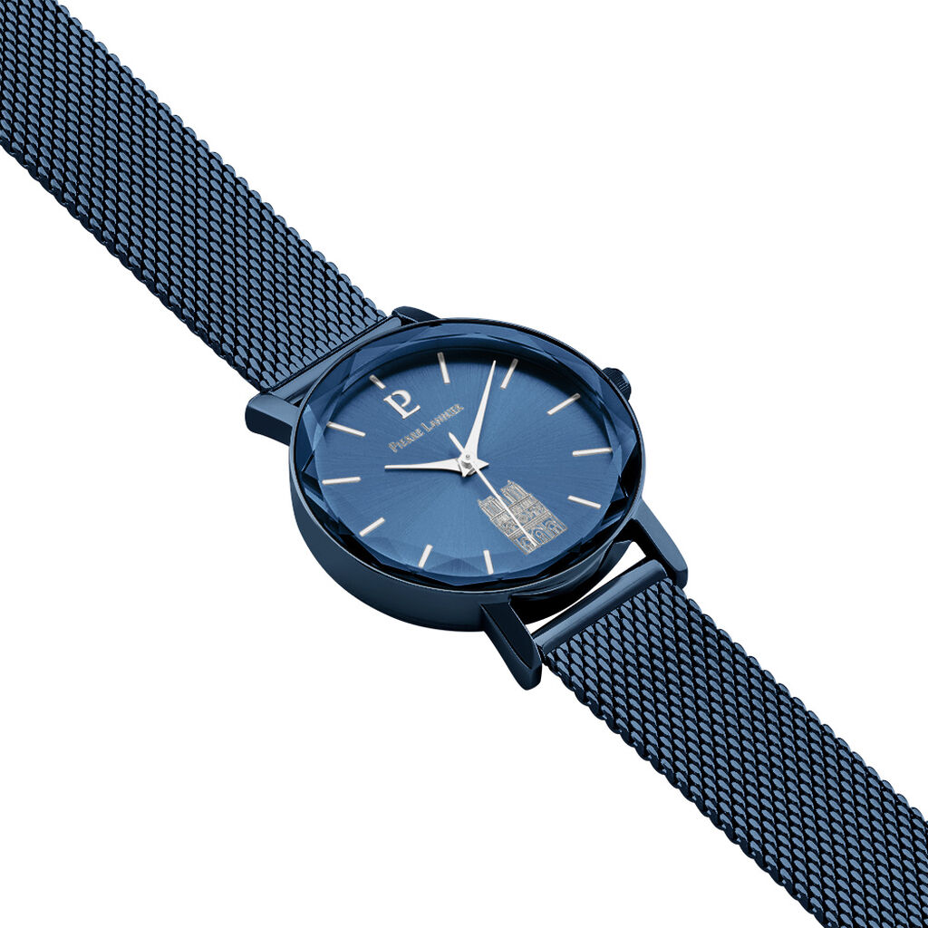 Montre Pierre Lannier Coeur Battant Bleu - Montres Femme | Histoire d&rsquo;Or