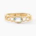 Bague Chain Or Jaune Topaze - Bagues solitaires Femme | Histoire d’Or
