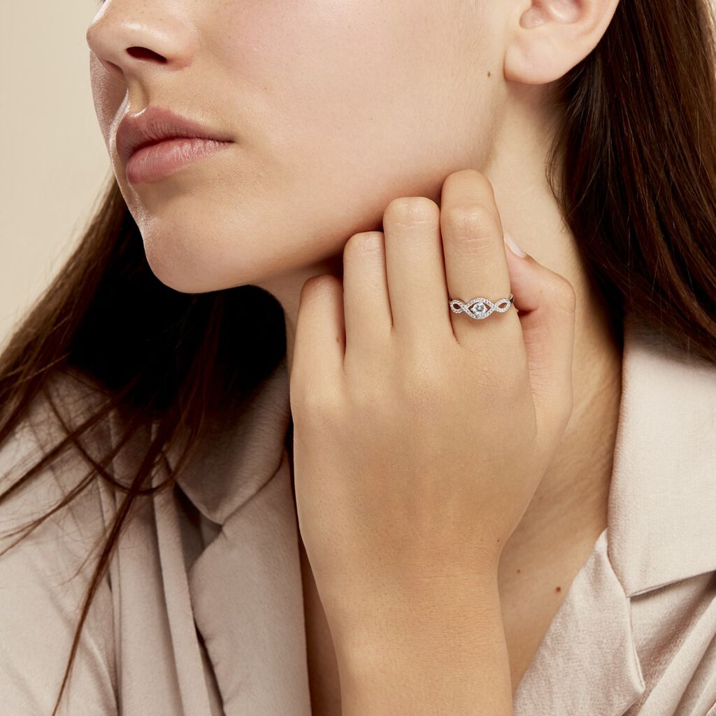 Bague Argent Katerina Oxydes De Zirconium - Bagues solitaires Femme | Histoire d’Or