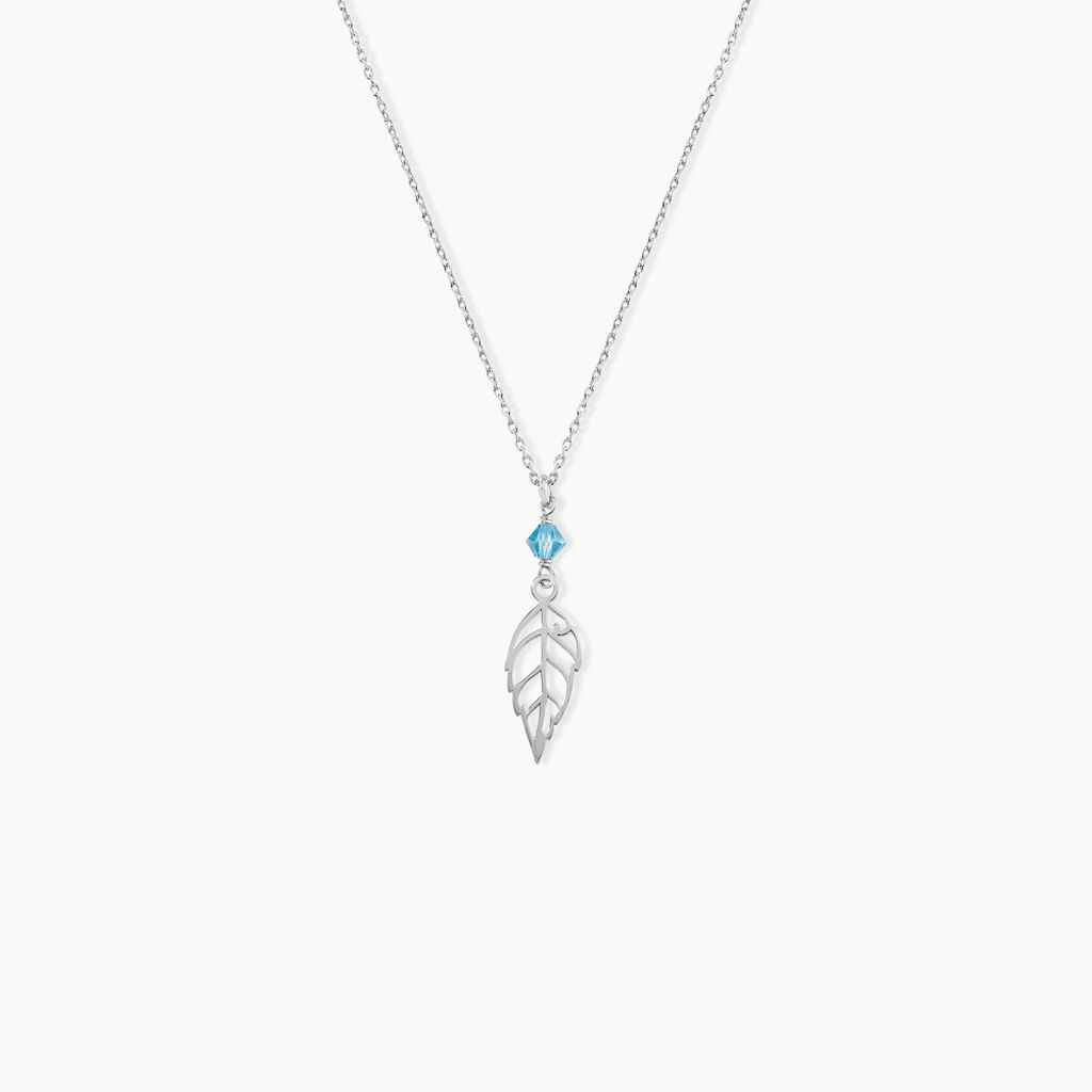 Collier Argent Blanc Angelika Pierres Synthetiques - Ras de cou Femme | Histoire d’Or