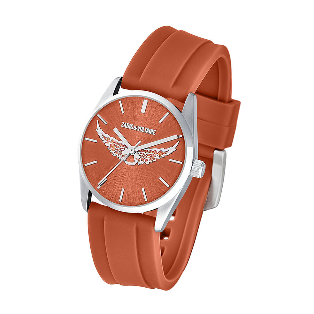 Montre Zadig 33 Orange - Montres Femme | Histoire d&rsquo;Or