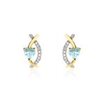 Cr&eacute;oles Clothilde Or Jaune Topaze Oxyde De Zirconium - Boucles d'oreilles cr&eacute;oles Femme | Histoire d&rsquo;Or