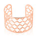 Bracelet Manchette Nevenka Acier Rose - Bracelets Trèfle Femme | Histoire d’Or