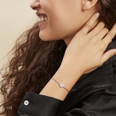 Bracelet Argent Blanc Annice Oxydes De Zirconium - Bracelets fantaisie Femme | Histoire d’Or