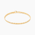 Bracelet Ivy Maille Haricot Or Jaune - Bracelets cha&icirc;ne Femme | Histoire d&rsquo;Or