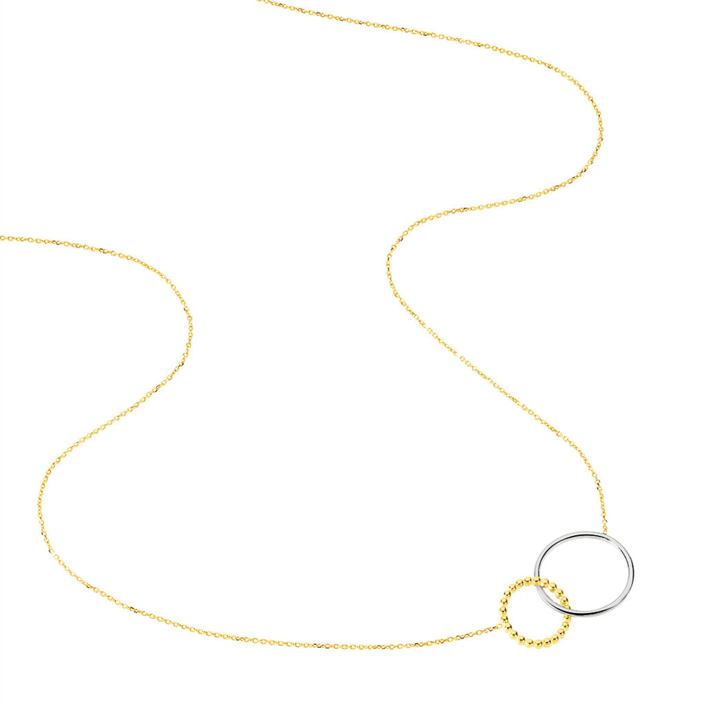 Collier Elizabeta Or Bicolore - Colliers Femme | Histoire d&rsquo;Or