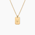 Collier Plaqu&eacute; Or Quintien - Colliers Zodiaque Homme | Histoire d&rsquo;Or