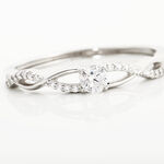 Bague Phoebus Argent Blanc Oxyde De Zirconium - Bagues solitaires Femme | Histoire d&rsquo;Or