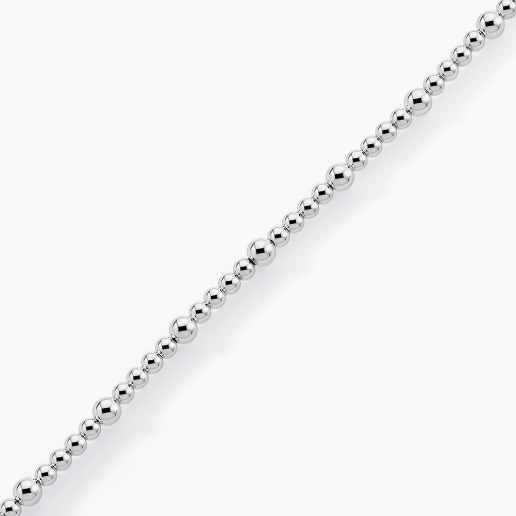 Bracelet Louisette Argent Blanc - Bracelets Femme | Histoire d’Or