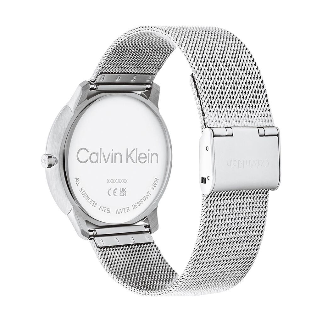 Montre Calvin Klein Iconic Mesh Argent - Montres Femme | Histoire d&rsquo;Or