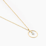 Collier Or Jaune Adrienn Diamants - Colliers Femme | Histoire d&rsquo;Or