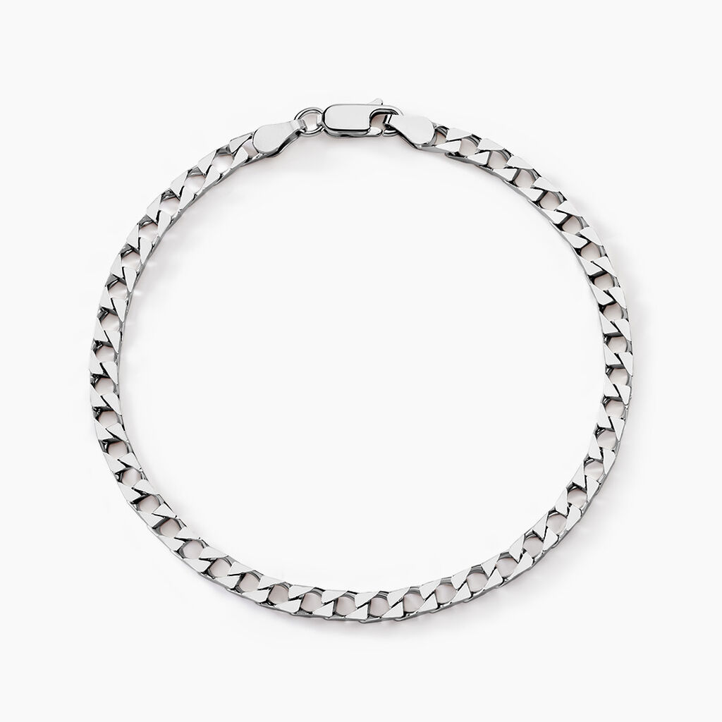Bracelet Santino Argent Blanc - Bracelets chaîne Homme | Histoire d’Or