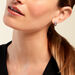 Créoles Tiwa Argent Blanc Oxyde De Zirconium - Boucles d'oreilles créoles Femme | Histoire d’Or