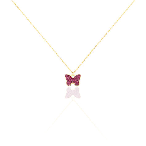 Collier Solena Papillon Or Jaune - Colliers Enfant | Histoire d’Or