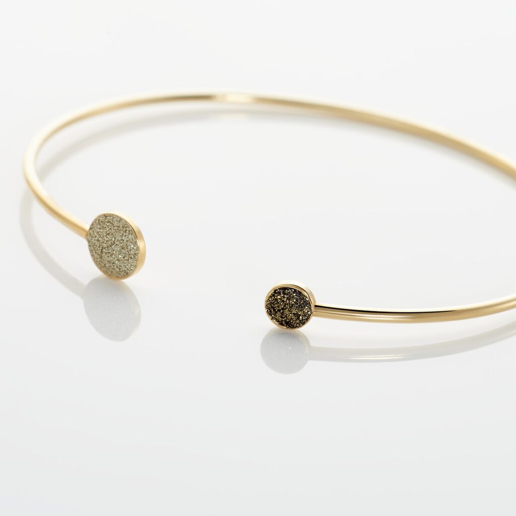 Bracelet Jonc Ileana Or Jaune - Bracelets joncs Femme | Histoire d&rsquo;Or