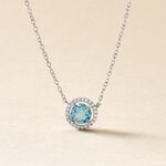 Collier Argent Blanc Rio Copacabana Oxyde De Zirconium - Colliers fantaisie Femme | Histoire d&rsquo;Or