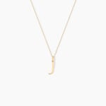 Pendentif Ionia Lettre Or Jaune - Pendentifs Famille | Histoire d&rsquo;Or