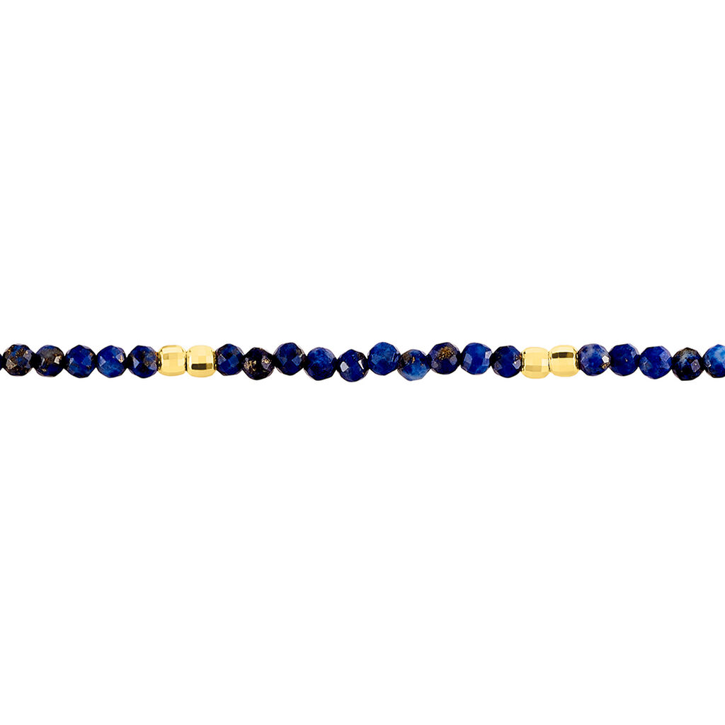 Bracelet Aria Argent Jaune Lapis Lazuli - Bracelets Femme | Histoire d’Or