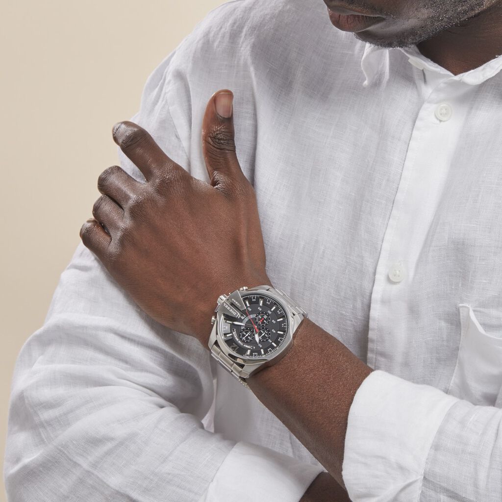 Montre Diesel Mega Chief Noir - Montres Homme | Histoire d’Or