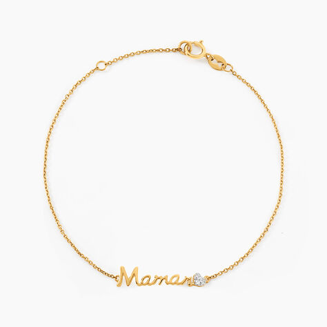 Bracelet Mihangel Or Jaune Diamant - Bracelets Femme | Histoire d’Or