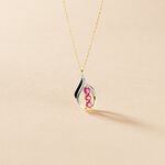 Collier Aurora Or Jaune Rubis Et Diamant - Colliers Femme | Histoire d&rsquo;Or
