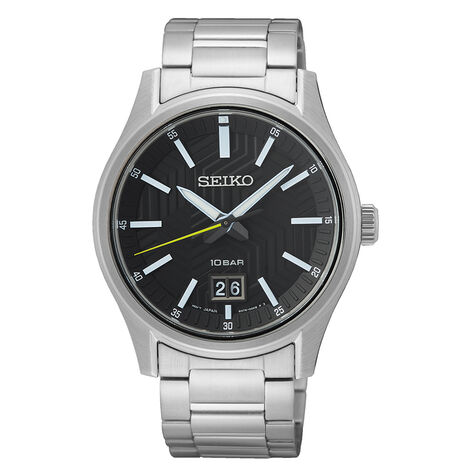 Montre Seiko Classique Noir - Montres Homme | Histoire d’Or