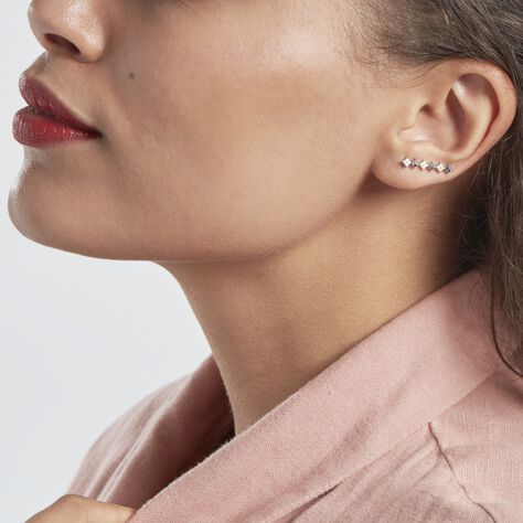 Bijoux D'oreilles Bredig Argent Oxyde De Zirconium - Boucles d'oreilles fantaisie Femme | Histoire d’Or