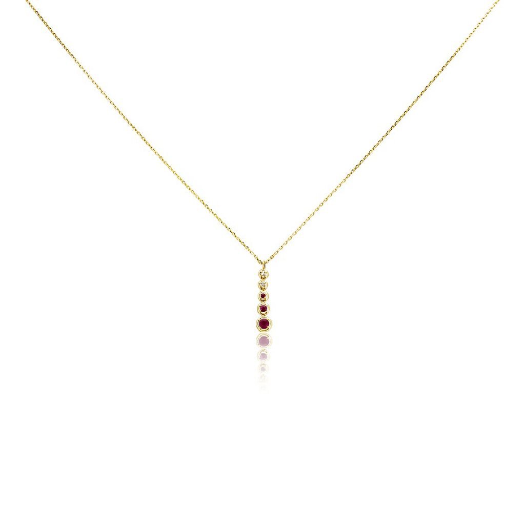 Collier Josephine Or Jaune Rubis - Colliers Femme | Histoire d&rsquo;Or