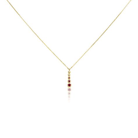 Collier Josephine Or Jaune Rubis - Colliers Femme | Histoire d&rsquo;Or