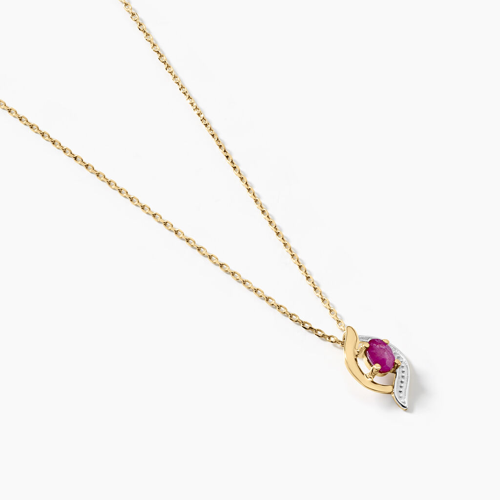 Collier Lydia Or Jaune Rubis - Colliers Femme | Histoire d&rsquo;Or