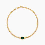 Bracelet Chao Or Jaune Malachite - F&ecirc;te des m&egrave;res Femme | Histoire d&rsquo;Or