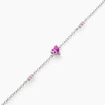 Bracelet Argent Blanc Declaration Oxyde De Zirconium - Bracelets Femme | Histoire d&rsquo;Or