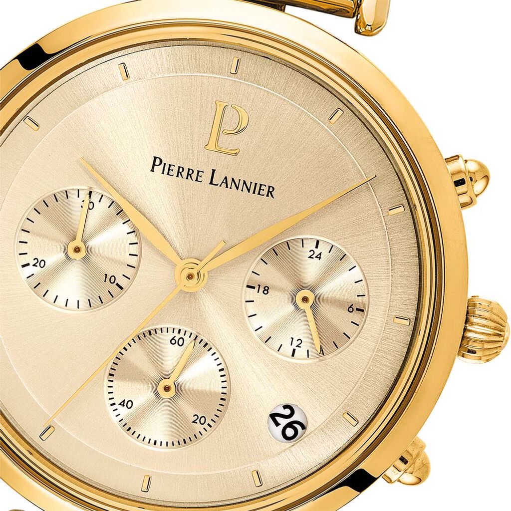 Montre Pierre Lannier Lutecia Doré - Montres Femme | Histoire d’Or