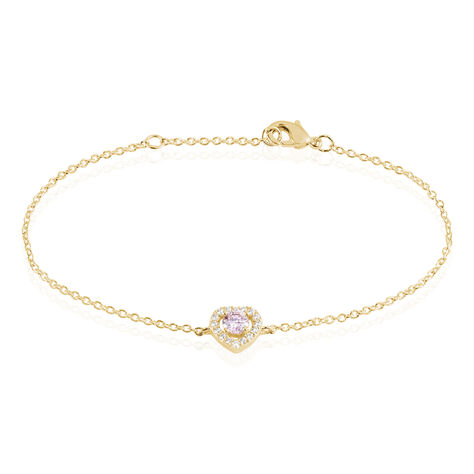 Bracelet Plaqué Or Jaune Alais Oxyde De Zirconium - Bracelets Femme | Histoire d’Or