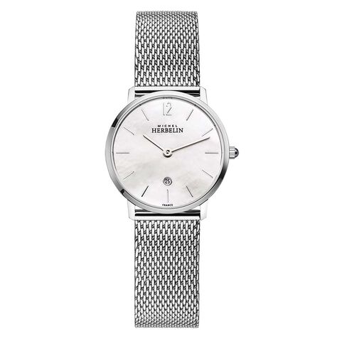 Montre Michel Herbelin City Nacre Blanche - Montres Femme | Histoire d’Or