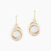 Boucles D'oreilles Pendantes Berangere Triple Cercles Or Tricolore - Boucles d'oreilles pendantes Femme | Histoire d’Or