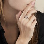 Bague Argent Blanc Caprina Oxydes De Zirconium - Bagues avec pierre Femme | Histoire d&rsquo;Or