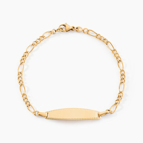 Bracelet Identit&eacute; Bartolomee Or Jaune - Bracelets Communion Enfant | Histoire d&rsquo;Or
