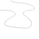 Cha&icirc;ne Igoa Maille For&ccedil;at Diamantee Or Blanc - Chaines Femme | Histoire d&rsquo;Or