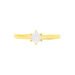 Bague Solitaire Niva Or Jaune Diamant - Bagues solitaires Femme | Histoire d’Or