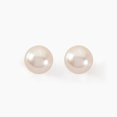 Boucles D'oreilles Suki Or Jaune Perle De Culture - Clous d'oreilles Femme | Histoire d’Or