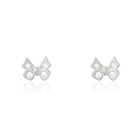 Boucles D'oreilles Puces Carlito Argent Oxyde - Boucles d'oreilles fantaisie Femme | Histoire d’Or