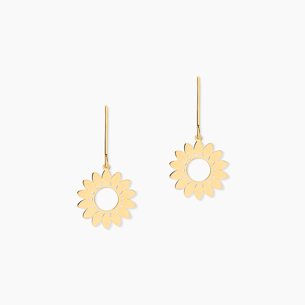 Boucles D'Oreilles Pendantes Hypatia Or Jaune - Boucles d'oreilles pendantes Femme | Histoire d’Or