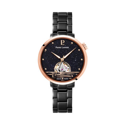 Montre Pierre Lannier Australe Noir - Montres Femme | Histoire d’Or