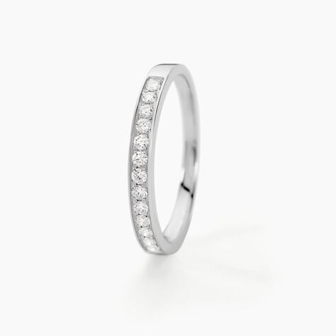 Alliance Rhea Or Blanc Diamant - Alliances Femme | Histoire d’Or